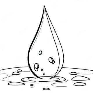 Raindrop Coloring Page 26233-42994