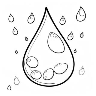 Raindrop Coloring Page 26233-42996