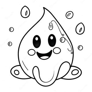 Raindrop Coloring Pages