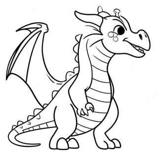 Fire Breathing Dragon In Dragon City Coloring Page 26264-21217