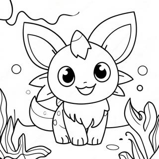 Vaporeon Coloring Page 26293-21243