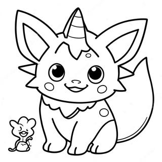 Vaporeon Coloring Page 26293-21244