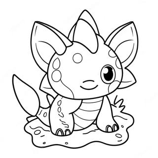 Cute Vaporeon Underwater Coloring Page 26294-21246