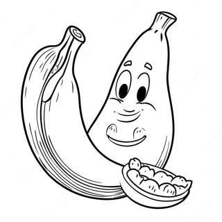 Banana Eats Coloring Page 26303-21250