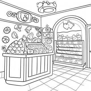 Candy Shop Coloring Page 26343-21280