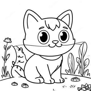 Nature Cat Coloring Page 26363-21301