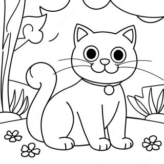 Nature Cat Coloring Page 26363-21304