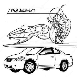 Nissan Coloring Page 26383-21320