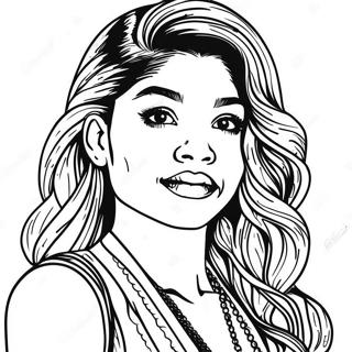 Zendaya Coloring Pages