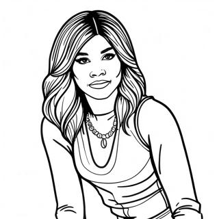 Zendaya Coloring Page 26393-21322