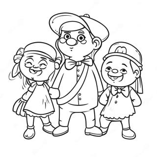 Colorful Canticos Characters Coloring Page 26414-21351