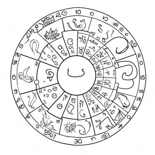 Zodiac Signs Coloring Page 2641-2223