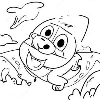 Exciting Go Dog Go Adventure Coloring Page 26424-21347