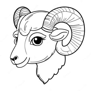 Aries The Ram Coloring Page 2642-2227