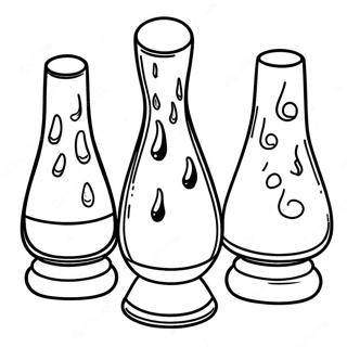 Retro Lava Lamp Coloring Page 26434-21357