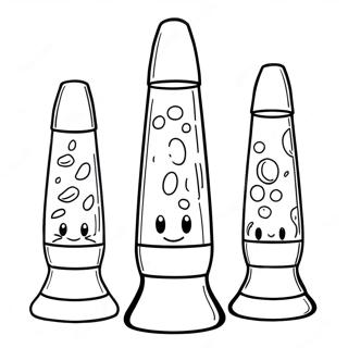 Retro Lava Lamp Coloring Page 26434-21360