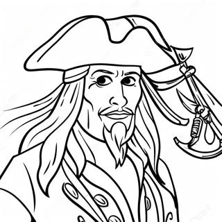 Pirates Of The Caribbean Coloring Page 26453-21371