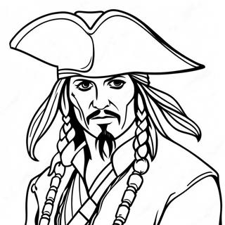 Captain Jack Sparrow Adventure Coloring Page 26454-21373