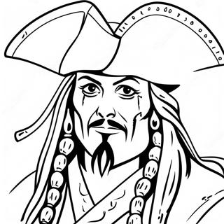 Captain Jack Sparrow Adventure Coloring Page 26454-21375