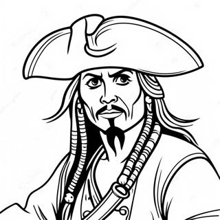 Captain Jack Sparrow Adventure Coloring Page 26454-21376