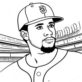 Fernando Tatis Jr Coloring Page 26463-21382