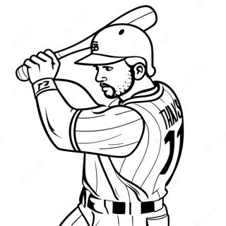 Fernando Tatis Jr Coloring Pages