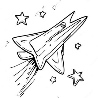 Shooting Star Coloring Page 26513-21420