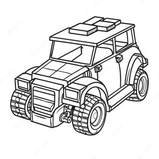 Lego Car Coloring Page 26533-21434