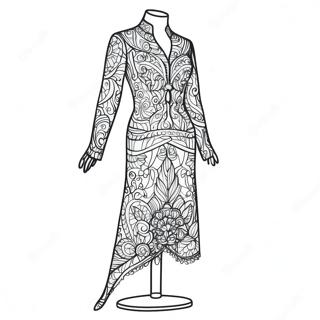 Mannequin Coloring Page 26543-21444