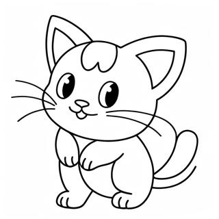 Meowth Pokemon Coloring Page 26563-21459