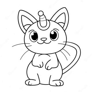 Meowth Pokemon Coloring Page 26563-21460