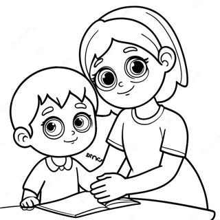 Big Sister Coloring Pages