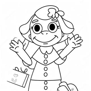 Bluey Grannies Coloring Page 2661-2231