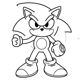 Adventurous Cream Sonic Coloring Page 26634-21517