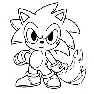 Adventurous Cream Sonic Coloring Page 26634-21519