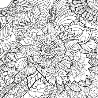 Detailed Flower Mandala Coloring Page 26643-21528