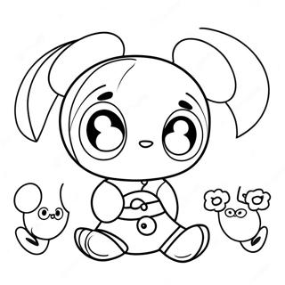 Cute Pucca With Friends Coloring Page 26654-21536