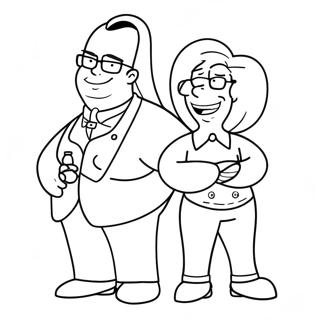 American Dad Coloring Pages