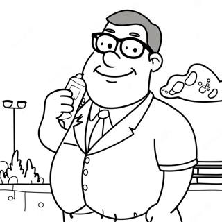 American Dad Coloring Page 26673-21547