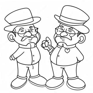 Stan Smith In Funny Costume Coloring Page 26674-42999