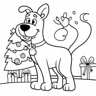 Scooby Doo Christmas Coloring Pages