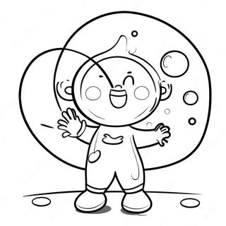 Silly Soap Bubbles Hand Washing Coloring Page 26724-21585