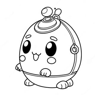 Tamagotchi Coloring Page 26733-21591