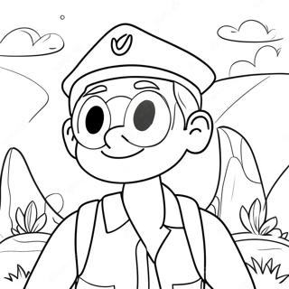 Adventurous James Coloring Page 26744-21598