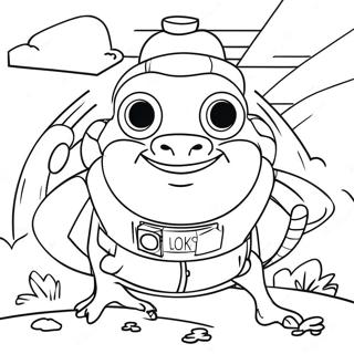 Adventurous James Coloring Page 26744-21599