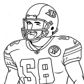 Travis Kelce Coloring Page 26753-21607