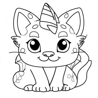 Cat Dragon Coloring Page 26763-21616