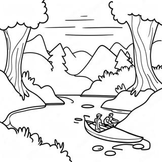 River Scene Coloring Page 26793-21639