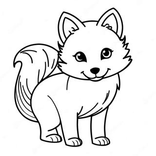 Arctic Fox Coloring Page 26803-21648