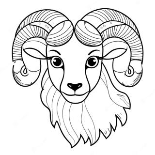 Aries The Ram Coloring Page 26814-21654